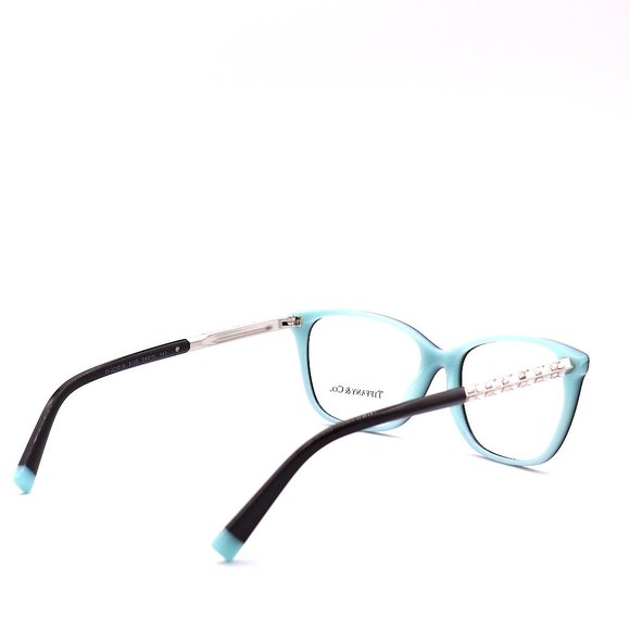 NEW TIFFANY&CO TF2215B 8055 BLACK ON TIFFANY BLUE EYEGLASSES FRAME - Picture 8 of 15